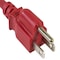 Sanoxy 10ft 18 AWG Universal Power Cord IEC320 C13 to NEMA 5-15P, Red SNX-CBL-LDR-PW130-7210 - alternate 2