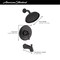 American Standard Glenmere Matte Black Single-Handle Lever Tub & Shower Faucet 1013932430 - alternate 6