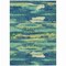 Homeroots 9' X 12' Emerald And Lime Green Abstract Washable Indoor Outdoor Area Rug 612501 - alternate 9