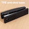 Deli Full Strip Stapler, 25-Sheet, 1/4in Staples, Rotatable Anvil, Black EM321 - alternate 4