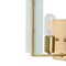 Jonathan Y Mila 5.5" 1-Light Modern Coastal Iron/Glass LED Sconce, Brass Gold, 2PK JYL9914A-SET2 - alternate 9