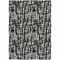 Homeroots 3' X 5' Black Gray And Ivory Abstract Washable Indoor Outdoor Area Rug 602467 - alternate 9