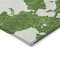 Homeroots 3' X 5' Green And Ivory Abstract Washable Indoor Outdoor Area Rug 614527 - alternate 9