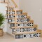 Homeroots 12" X 12" Black White and Gray Mosaic Peel and Stick Removable Tiles 556401 - alternate 9