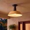Jonathan Y Camila 14" 1-Light Classic Industrial Indoor/Outdoor Iron LED Semi Flush Mount, Matte Yellow JYL7617H - alternate 8