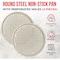 Bakken- Swiss BAKKEN Pizza Pan, Round Perforated, Nonstick Marble Coating, Dishwasher Safe, White, 2PK BAKPIZWHT32 - alternate 7