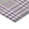Homeroots 5' X 8' Purple Green And Ivory Plaid Washable Indoor Outdoor Area Rug 601507 - alternate 8