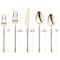 Smarty Had A Party Shiny Gold Moderno Plastic Cutlery Set-Spoons, Forks, Knives, Mini Spoons, Mini Forks, 300 Guests, 1500PK 9330-GSPCS-CASE - alternate 7