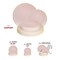 Smarty Had A Party Pink with Gold Organic Round Plastic Dinnerware Value Set (120 Dinner Plates+120 Salad Plates), 240PK 930PGVP-CASE - alternate 11