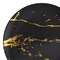 Smarty Had A Party 10.25" Black with Gold Marble Stroke Round Disposable Plastic Dinner Plates (120 Plates), 120PK 900BG-CASE - alternate 11
