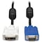 Tripp Lite 6FT DVI TO VGA MONITOR CABLE SHIELDED WITH RGB HIGH RESOLUTION DVI-A TO HD15 M/M P556-006 - alternate 3