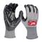 Milwaukee Tool Cut-Resistant Coated Gloves, Cut Level A4 , Dipped , Polyurethane , Smooth , L 48-73-8742 - alternate 1