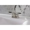 Kingston Brass Double-Handle 4" Centerset Bathroom Faucet with Pop-Up Drain, Brushed Nickel KB8618CKL - alternate 6