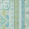 Homeroots 3' X 5' Mint Green Blue And Ivory Aztec Washable Indoor Outdoor Area Rug 598478 - alternate 9