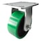 Hyw Products Heavy Duty Caster 5in Green Polyurethane on Cast Iron Wheel, Rigid 40-50R-A1-PC(G) - alternate 1