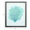 Homeroots 27" X 33" Distressed Wood Toned Frame Aqua Coral On White Ii 365835 - alternate 6