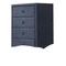 Homeroots 32" X 16" X 49" 2 Tone Gray Contemporary Chest 286557 - alternate 1