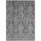 Homeroots 3' X 5' Gray And Pewter Damask Washable Indoor Outdoor Area Rug 616526 - alternate 9