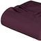 Homeroots Twin Plum Cotton Woven Chevron Blanket 549278 - alternate 5