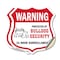 Signmission 24 Hour Surveillance Shield Sign Warning, 12 inch X 12 inch, Vinyl Decal, 2PK SHI-D-2PACK-12-350 - alternate 1