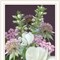 Homeroots Set Of Two Lilac and Wild Plum Bouquet White Framed Print Wall Art, 2PK 407994 - alternate 5