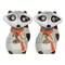 Gibson Home Woodland Raccoon 2 Piece Hard Dolomite Salt and Pepper Set 127223.02 - alternate 1