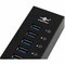 Vantec 13-Port USB 3.0 Aluminum Hub All Data/Charging BC 1.2, 12V/5A Premium Power Adapter UGT-AH131U3-BK - alternate 7