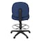 Regency Comfort Series Swivel Fabric Computer Task Chair with Adjustable Arms - Grey 105-DK-NV - alternate 9
