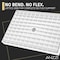 Anzzi 76'' x 45-48'' Sliding Frameless Shower Door in Matte Black with Alcove Center Drain Shower Base SD-5901103C-MB - alternate 11
