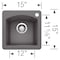Blanco Diamond Bar Sink Dual Deck, Cinder 441477 - alternate 4