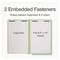 Pendaflex Colored Pressboard End Tab Fastener Folder, Straight Tab, Exp 1", 2 Fasteners, Legal, Lt Green, 25PK 47705 - alternate 4