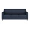 Flash Furniture HERCULES Diplomat Navy LeatherSoft Sofa with Clean Line-Stitched Frame and Chrome Legs BT-827-3-NVY-CHR-GG - alternate 9