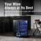 Yeego 18.9" 34 Bottles Freestanding Single Zone Wine Cooler Refrigerator YG-WSJC95-25US-ZO - alternate 10