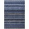Homeroots 3' X 5' Denim Blue And Gray Striped Washable Indoor Outdoor Area Rug 577763 - alternate 8