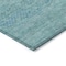 Homeroots 9' X 12' Aqua And Teal Blue Striped Washable Indoor Outdoor Area Rug 615648 - alternate 9