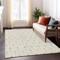 Homeroots 10' X 14' Gold And Beige Geometric Washable Indoor Outdoor Area Rug 595738 - alternate 9