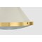 Hudson Valley Lighting Highclere 12.75 in. Flush Mount in Aged Brass/Off-White by Mark D. Sikes MDS2402-AGB/OW - alternate 6