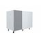 Cambridge Radiance 42inW x 24in D x 34.50inH Ready to Assemble Slab Corner Blind Kitchen Cabinet in Matte Grey SA-BB42-MG-KIT - alternate 10