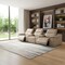 Homeroots 134" Beige Top Grain Leather Reclining USB Sofa And Storage 643703 - alternate 7