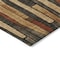 Homeroots 3' X 5' Coffee And Brown Striped Washable Indoor Outdoor Area Rug 608940 - alternate 9