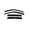 Ventshade Rainguards, Aerodynamic Design, Tape-On, Smoke, Acrylic, Set Of 4 94650 - alternate 1