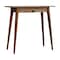 Homeroots 32" Brown Solid Wood Writing Desk 723444 - alternate 10