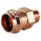 Apollo Adapter, 3/4 x 1/2 in, MPT x Press Fit, Copper, 300 psi Pressure XPRMA3412 - alternate 3