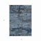Homeroots 8' X 10' Blue And Navy Blue Abstract Washable Indoor Outdoor Area Rug 610429 - alternate 9