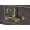 Kingston Brass Two-Handle Wall Mount Bridge Kitchen Faucet, Polished Brass KS1262AX - alternate 6