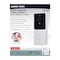 Nuvo Starfish SMART Doorbell Security Camera, White Doorbell with Black Chime 65/935 - alternate 6