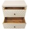 Homeroots 30" Ivory Two Drawer Nightstand 488773 - alternate 6