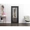 Sartodoors Slab Barn Door Panel, Lucia 1299 Matte Black with Mirror, Sturdy Finished Doors, Pocket Closet Sl LUCIA1299S-BLK-36 - alternate 4