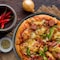 Emporio Kitchen Non-Stick Pizza Pan, 13in Carbon Steel, Perforated, Gray Marble Coating, Oven Safe EKPIZP1X - alternate 6