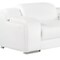 Homeroots White Italian Leather 4 Power Reclining L Shaped Eight Piece Corner Sectional With Console 544998 - alternate 13